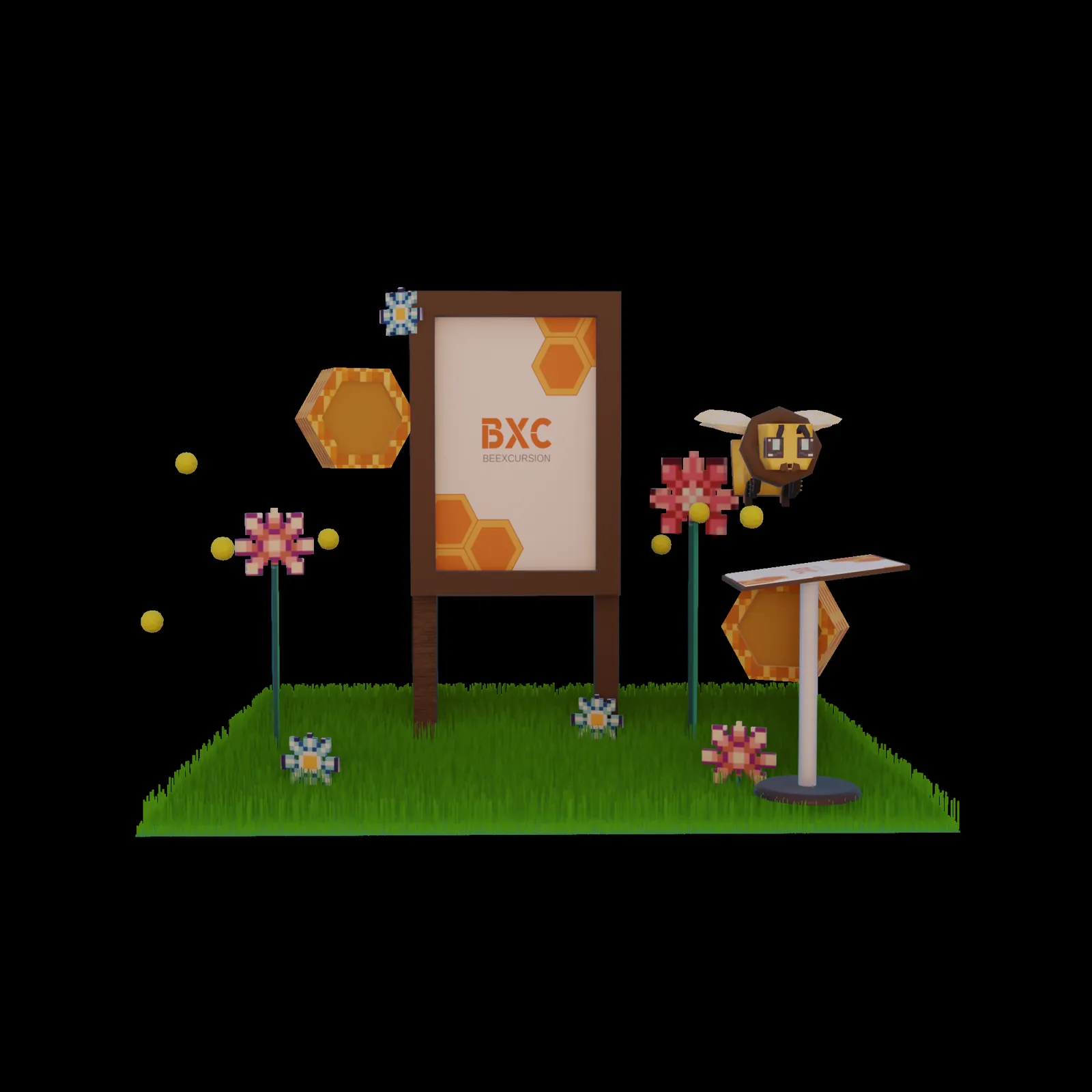 Modelo 3D secuencial del proyecto BEEXCURSION